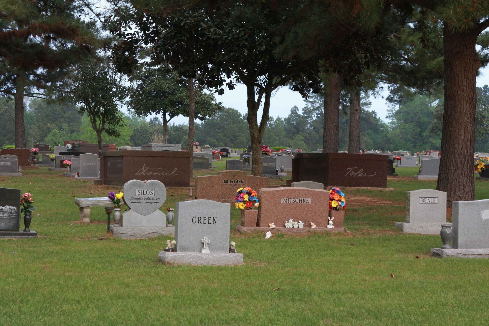 Memorial Rest Garden Pace Stancil Funeral Home And Cemetery